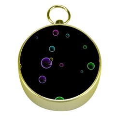 Bubble in dark Gold Compasses