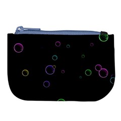 Bubble in dark Large Coin Purse