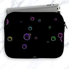 Bubble In Dark Apple Ipad 2/3/4 Zipper Cases by Sabelacarlos