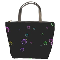 Bubble In Dark Bucket Bag by Sabelacarlos