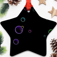 Bubble In Dark Ornament (star) by Sabelacarlos