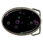 Bubble in dark Belt Buckles Front