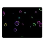 Bubble in dark Double Sided Fleece Blanket (Small)  45 x34  Blanket Front