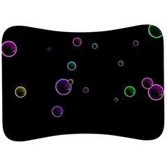 Bubble In Dark Velour Seat Head Rest Cushion by Sabelacarlos