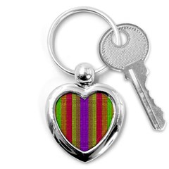 Colors Of A Rainbow Key Chain (heart) by pepitasart