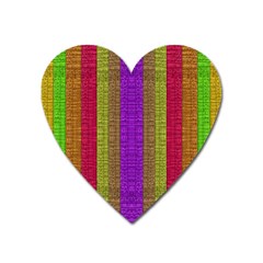 Colors Of A Rainbow Heart Magnet by pepitasart