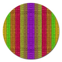 Colors Of A Rainbow Magnet 5  (round)