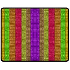 Colors Of A Rainbow Fleece Blanket (medium)  by pepitasart