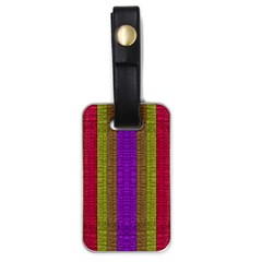 Colors Of A Rainbow Luggage Tag (one Side) by pepitasart