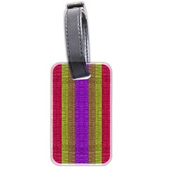 Colors Of A Rainbow Luggage Tag (two Sides) by pepitasart