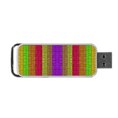 Colors Of A Rainbow Portable Usb Flash (one Side) by pepitasart