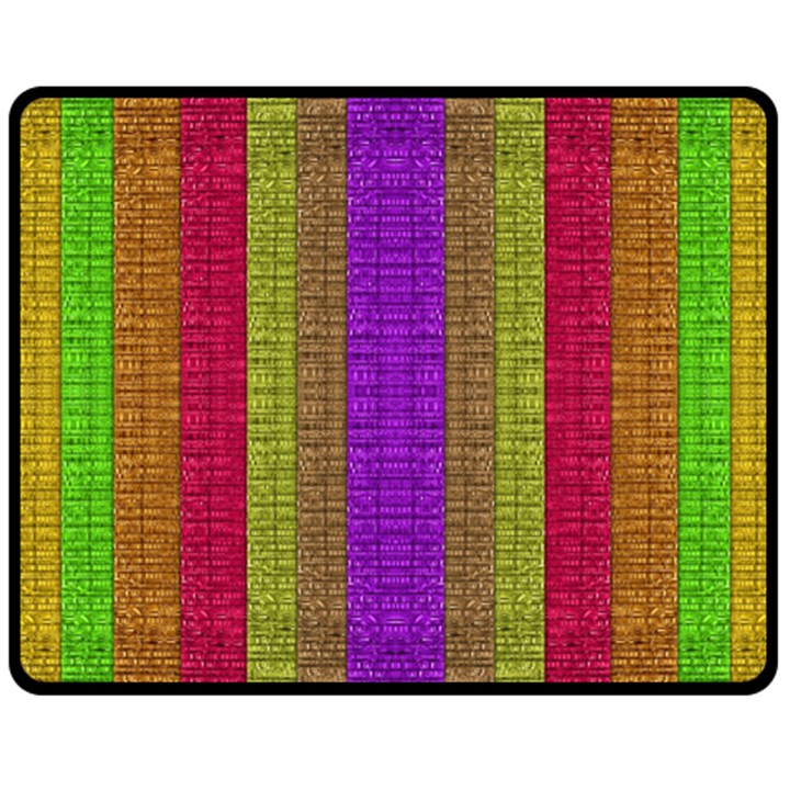 Colors Of A Rainbow Double Sided Fleece Blanket (Medium) 