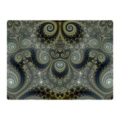 Rustic Silver And Gold Spirals Double Sided Flano Blanket (mini) 