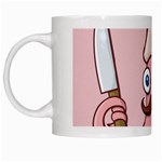 Squid Chef Cartoon White Mugs Left