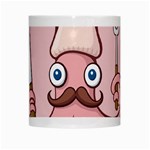 Squid Chef Cartoon White Mugs Center