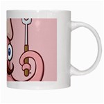 Squid Chef Cartoon White Mugs Right