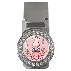 Squid Chef Cartoon Money Clips (cz) 