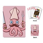 Squid Chef Cartoon Playing Cards Single Design (Rectangle) Back