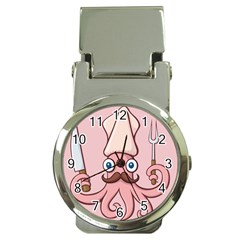 Squid Chef Cartoon Money Clip Watches