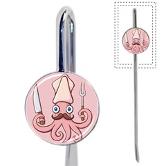 Squid Chef Cartoon Book Mark by sifis