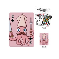 Squid Chef Cartoon Playing Cards 54 Designs (mini) by sifis