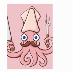 Squid Chef Cartoon Small Garden Flag (two Sides) by sifis