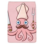 Squid Chef Cartoon Removable Flap Cover (L) Front