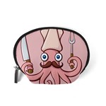 Squid Chef Cartoon Accessory Pouch (Small) Back