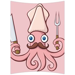 Squid Chef Cartoon Back Support Cushion