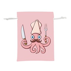 Squid Chef Cartoon Lightweight Drawstring Pouch (s) by sifis