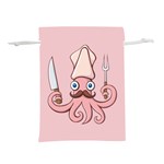 Squid Chef Cartoon Lightweight Drawstring Pouch (S) Front