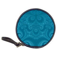 Cerulean Blue Spirals Classic 20-cd Wallets by SpinnyChairDesigns