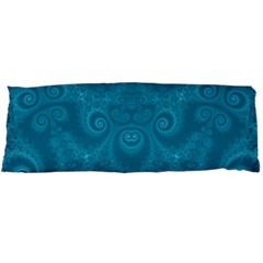 Cerulean Blue Spirals Body Pillow Case Dakimakura (two Sides) by SpinnyChairDesigns