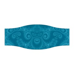 Cerulean Blue Spirals Stretchable Headband by SpinnyChairDesigns