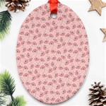 Squid Chef Pattern Ornament (Oval) Front