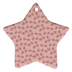 Squid Chef Pattern Star Ornament (two Sides) by sifis