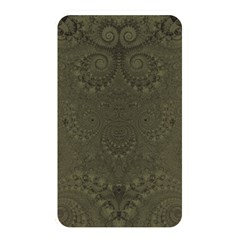 Rustic Green Brown Swirls Memory Card Reader (rectangular) by SpinnyChairDesigns