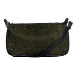 Rustic Green Brown Swirls Shoulder Clutch Bag Front