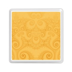 Golden Honey Swirls Memory Card Reader (square)