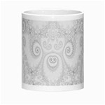 Wedding White Swirls Spirals Morph Mugs Center