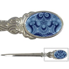 Royal Blue Swirls Letter Opener by SpinnyChairDesigns