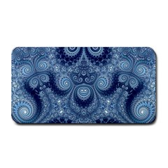 Royal Blue Swirls Medium Bar Mats by SpinnyChairDesigns