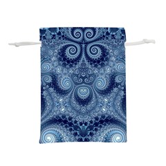 Royal Blue Swirls Lightweight Drawstring Pouch (s) by SpinnyChairDesigns