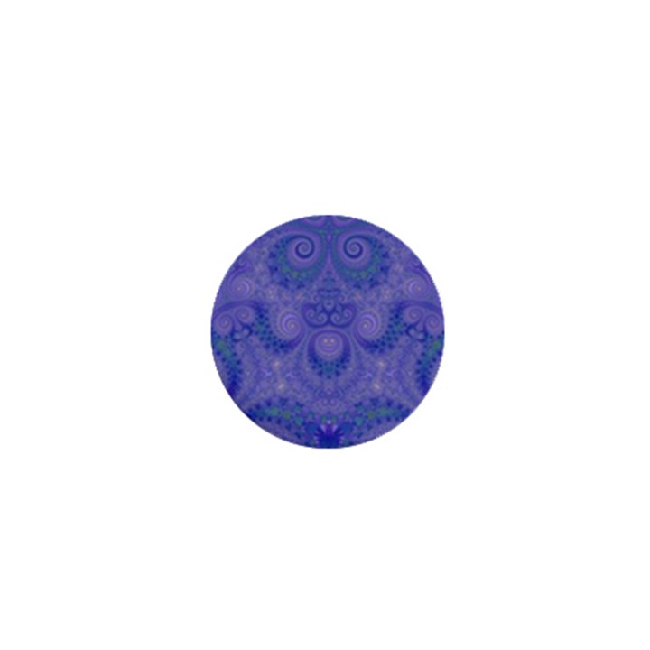 Mystic Purple Swirls 1  Mini Magnets