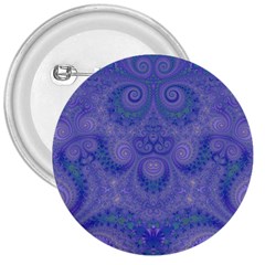 Mystic Purple Swirls 3  Buttons by SpinnyChairDesigns