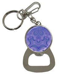 Mystic Purple Swirls Bottle Opener Key Chain by SpinnyChairDesigns