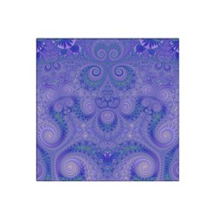 Mystic Purple Swirls Satin Bandana Scarf by SpinnyChairDesigns