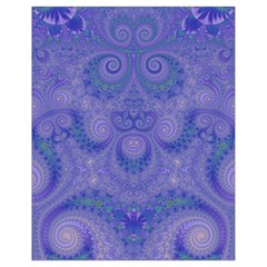 Mystic Purple Swirls Drawstring Bag (small) by SpinnyChairDesigns