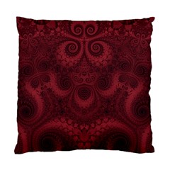 Burgundy Wine Swirls Standard Cushion Case (one Side) by SpinnyChairDesigns