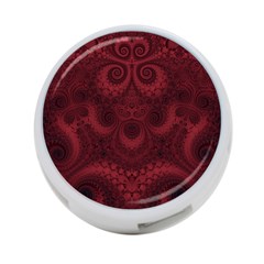 Burgundy Wine Swirls 4-port Usb Hub (one Side) by SpinnyChairDesigns